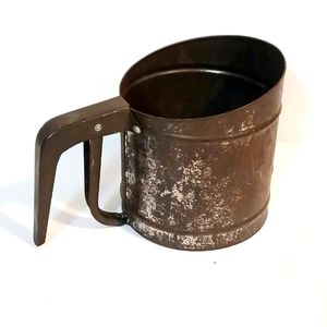 Foley Aluminum Metal Flour Sifter Vintage